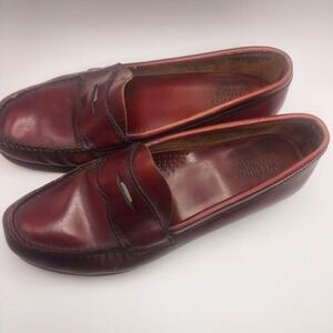 Weejuns G.H. Bass & Co. Leather Penny Loafers Mens Dress Shoes Burgundy Read!